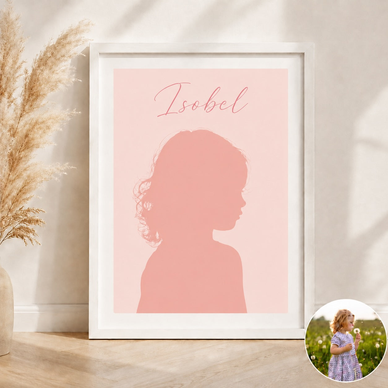Framed Silhouette Portrait