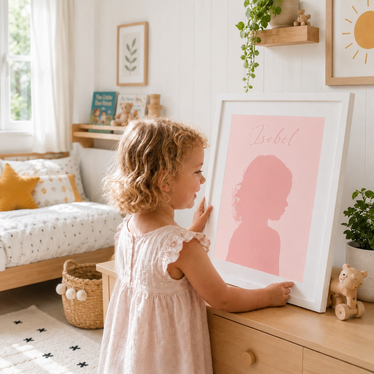 Framed Silhouette Portrait